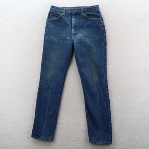 VTG Lee Riders Jeans Mens 31x31* Blue Union Made In USA Workwear Denim Cowboy